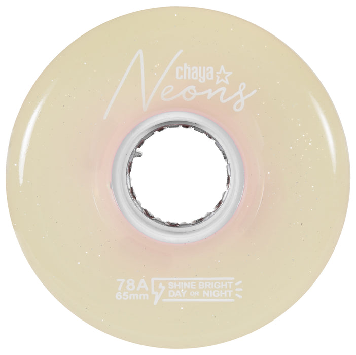 Chaya Neon Wheel White