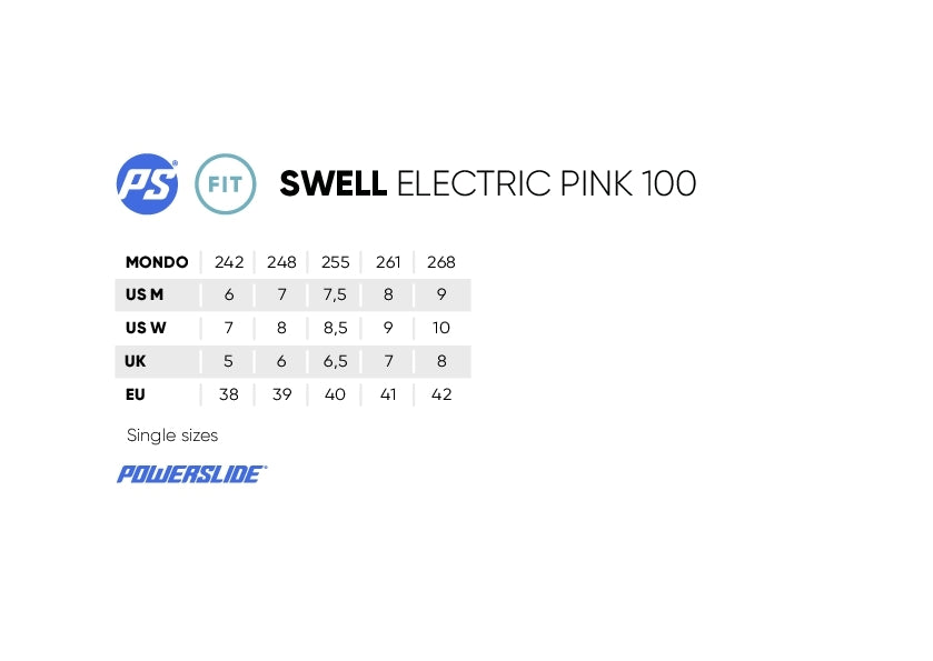 Powerslide Swell Electric Pink 100 3D Adapt