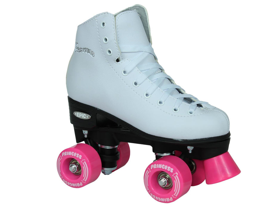 Epic Pink Princess Quad Roller Skates
