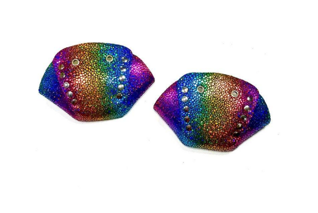 Rollerstuff Glitter/Pattern Suede Roller Skate Toe Caps