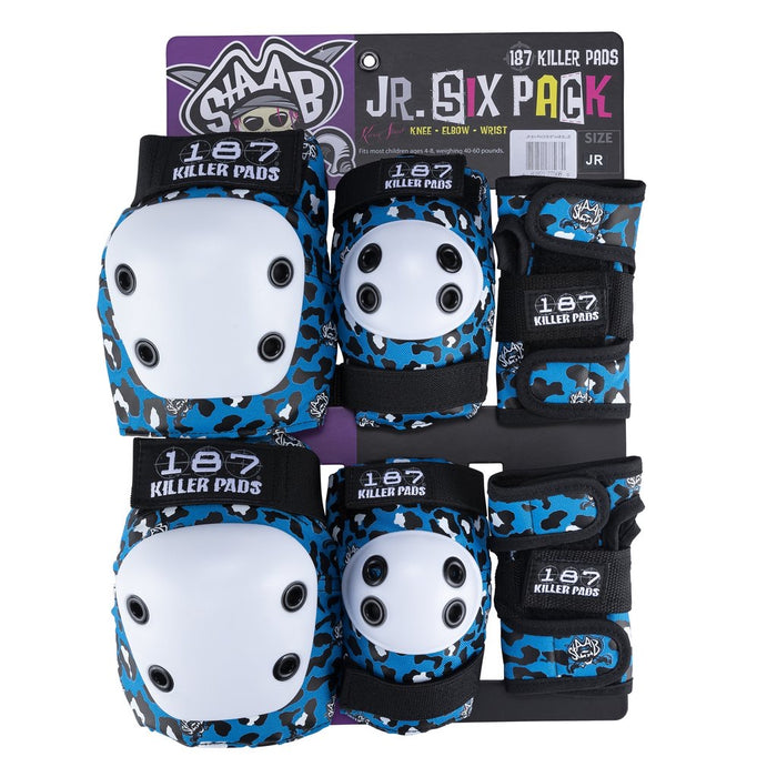 187 Junior Six Pack Pads (Multiple Colors)
