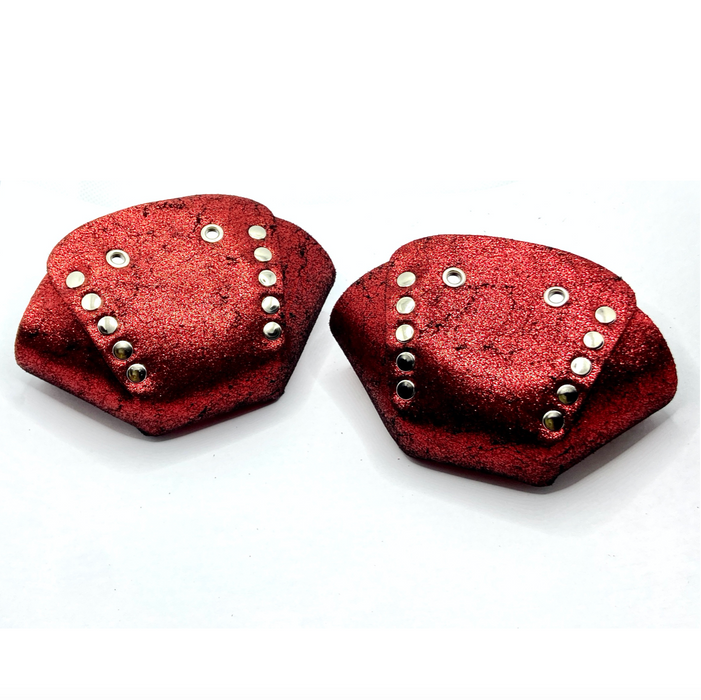 Rollerstuff Glitter/Pattern Suede Roller Skate Toe Caps