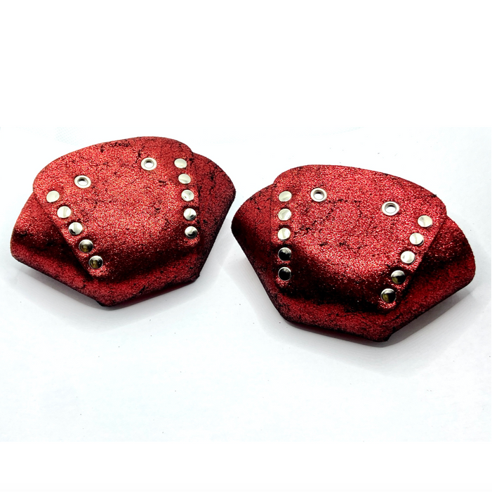 Rollerstuff Glitter Suede Roller Skate Toe Caps