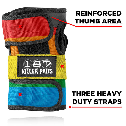 187 Wrist Guards - Rainbow