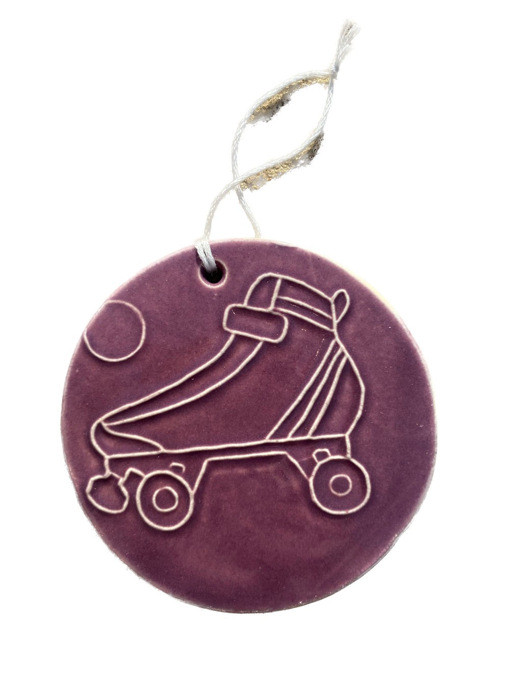 Ceramic Skate Ornament