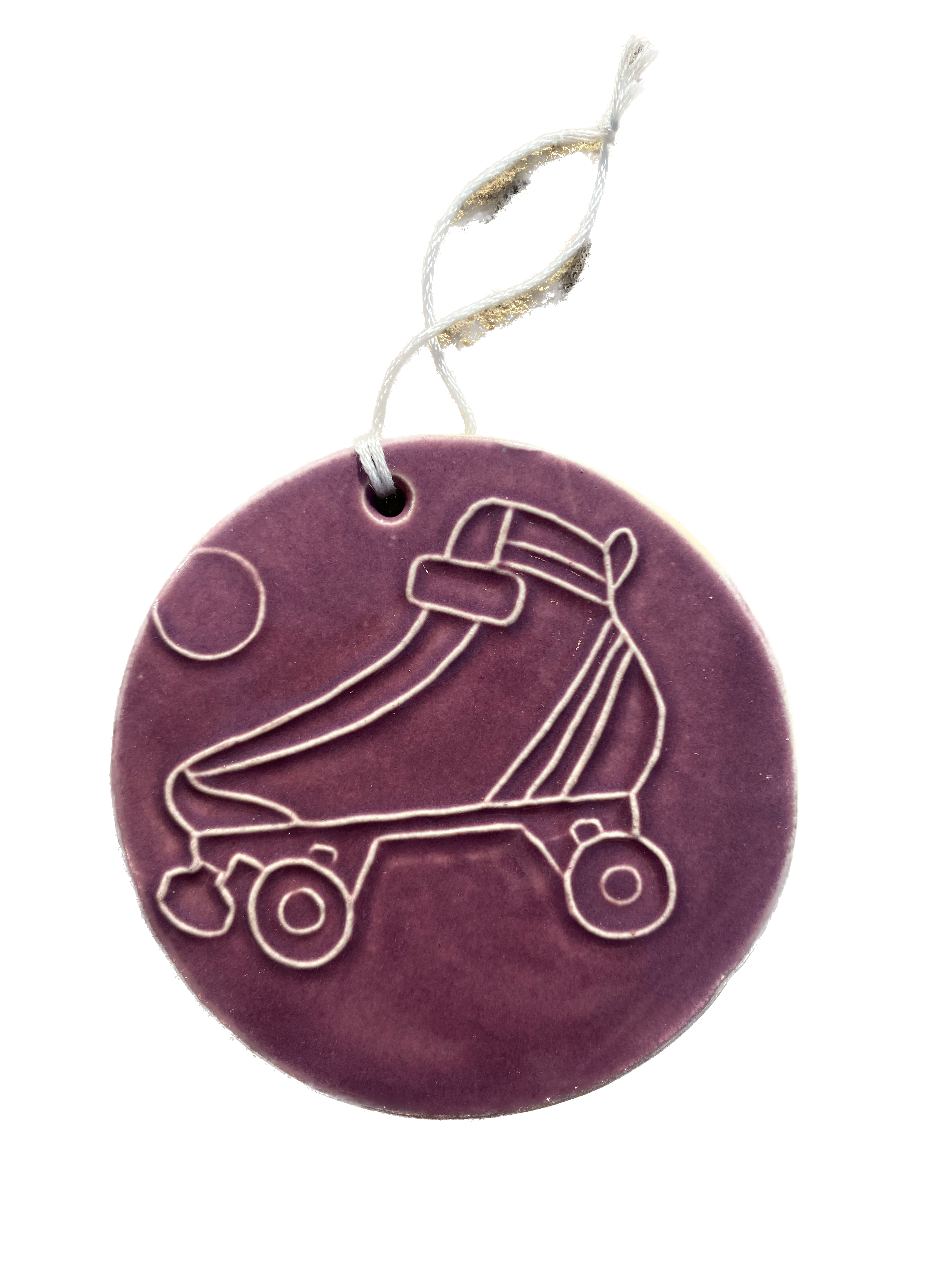 Ceramic Skate Ornament
