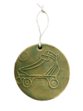 Ceramic Skate Ornament