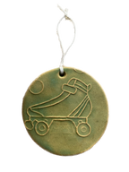 Ceramic Skate Ornament