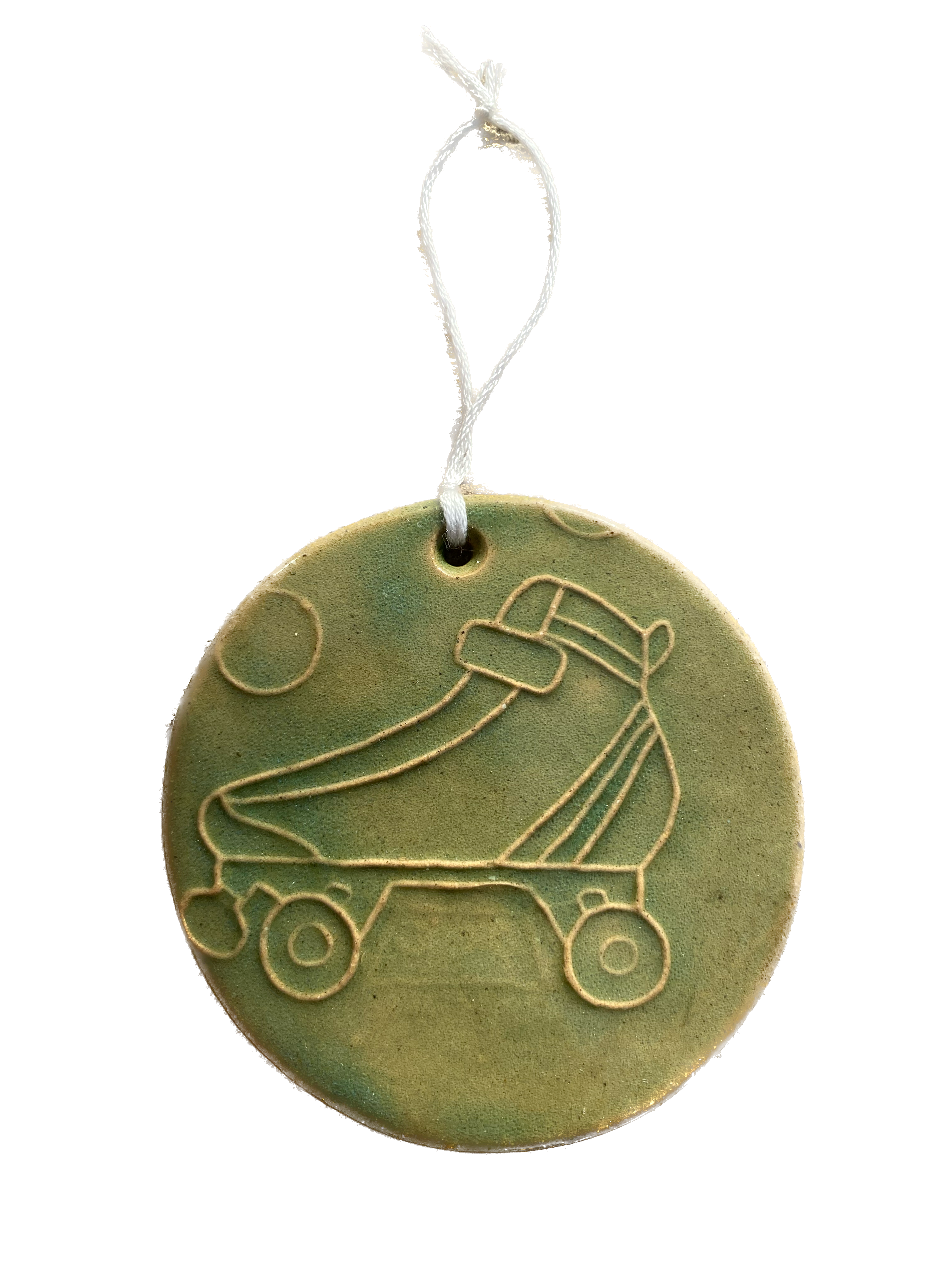 Ceramic Skate Ornament