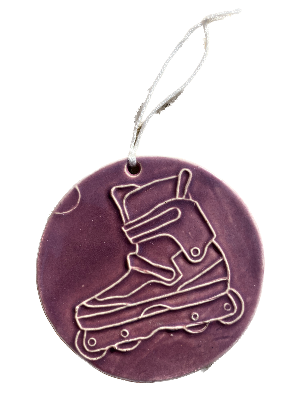 Ceramic Skate Ornament