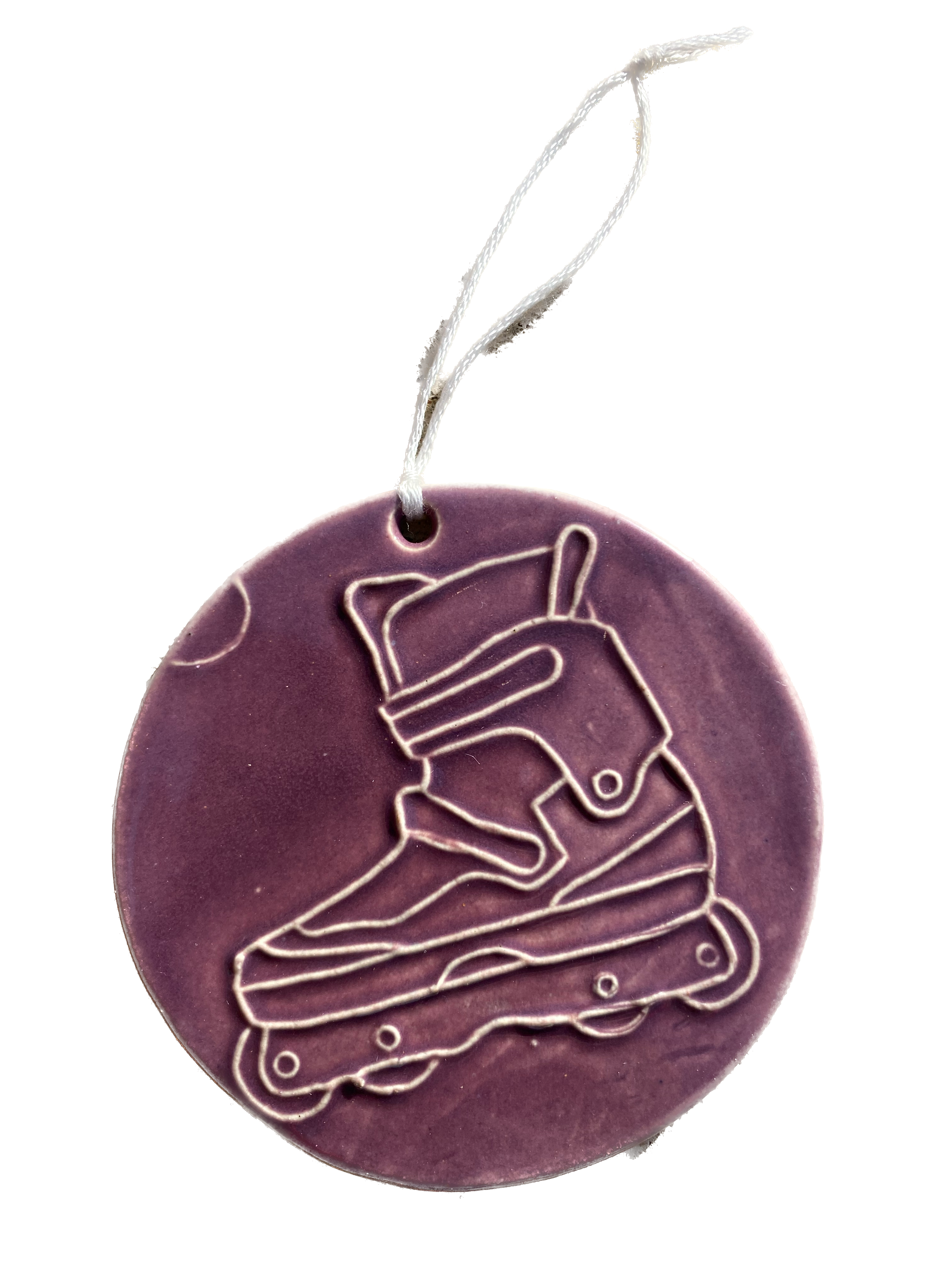 Ceramic Skate Ornament