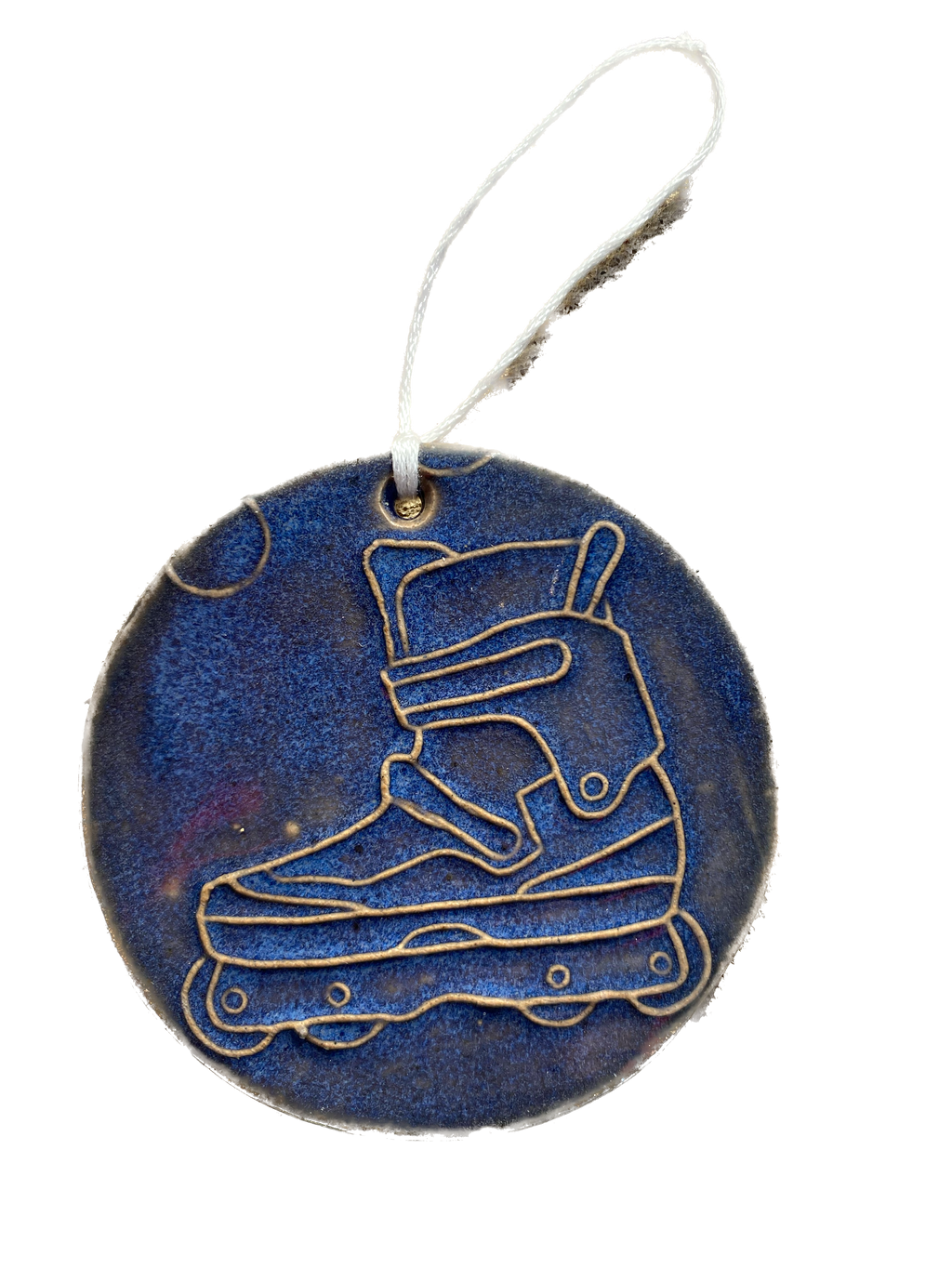 Ceramic Skate Ornament