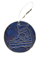 Ceramic Skate Ornament