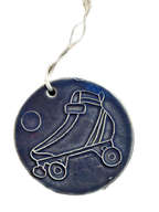 Ceramic Skate Ornament