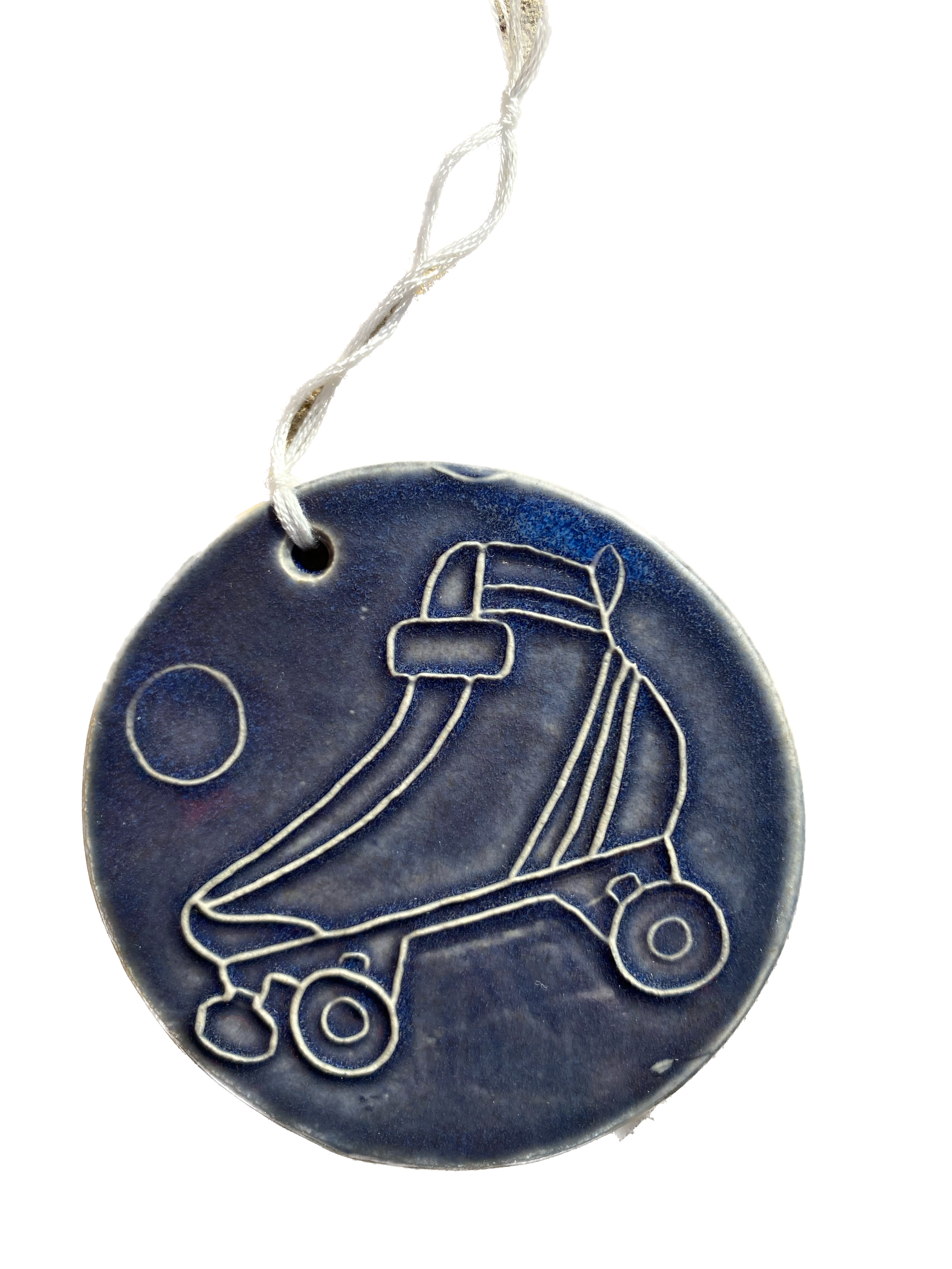 Ceramic Skate Ornament