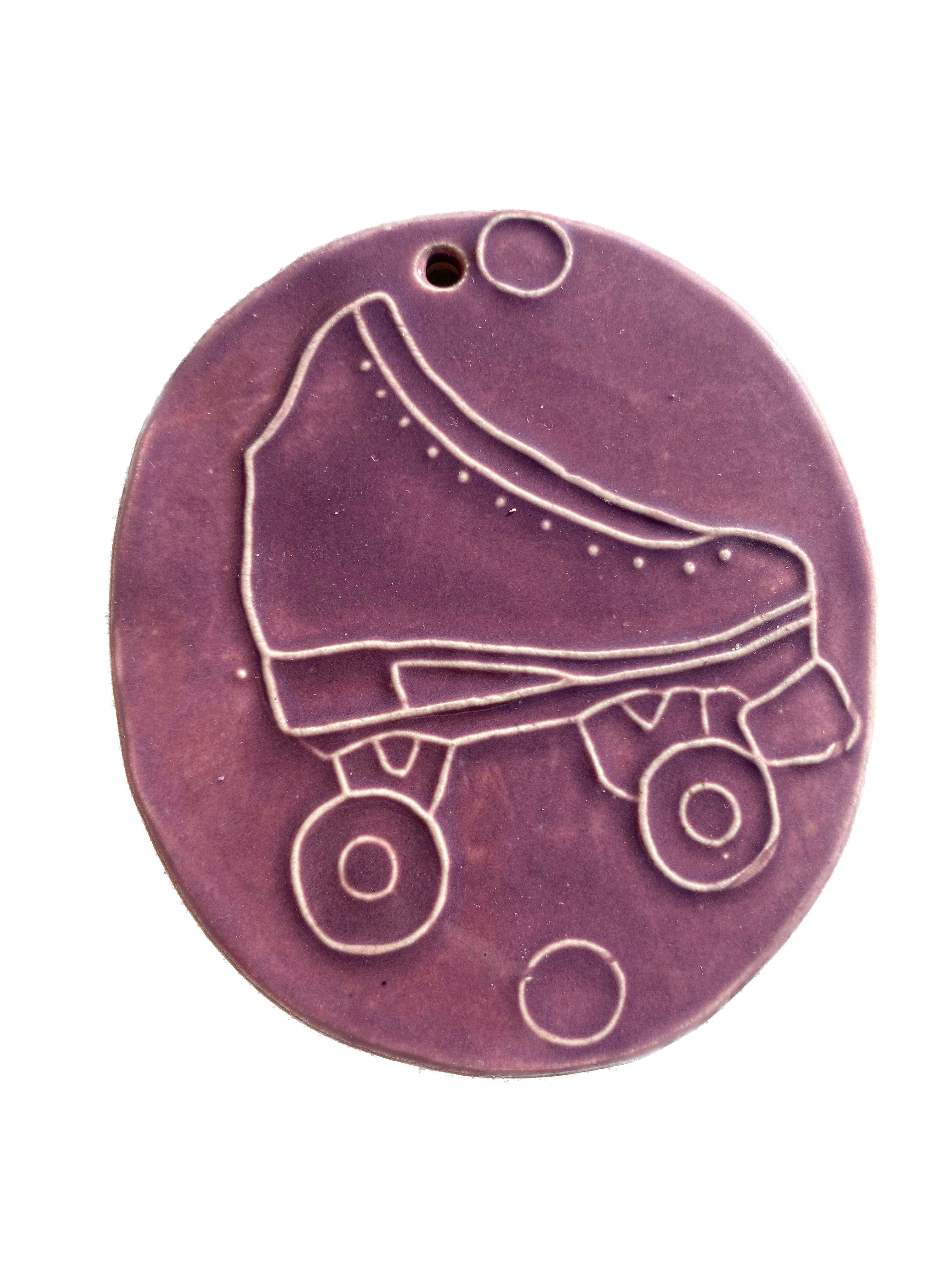 Ceramic Skate Ornament