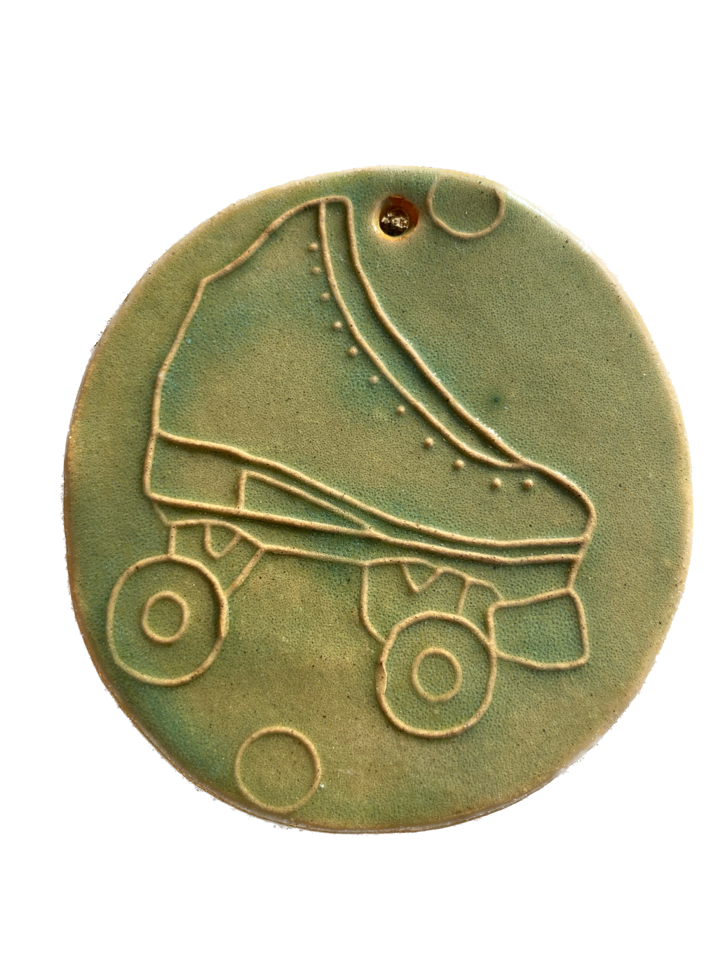 Ceramic Skate Ornament