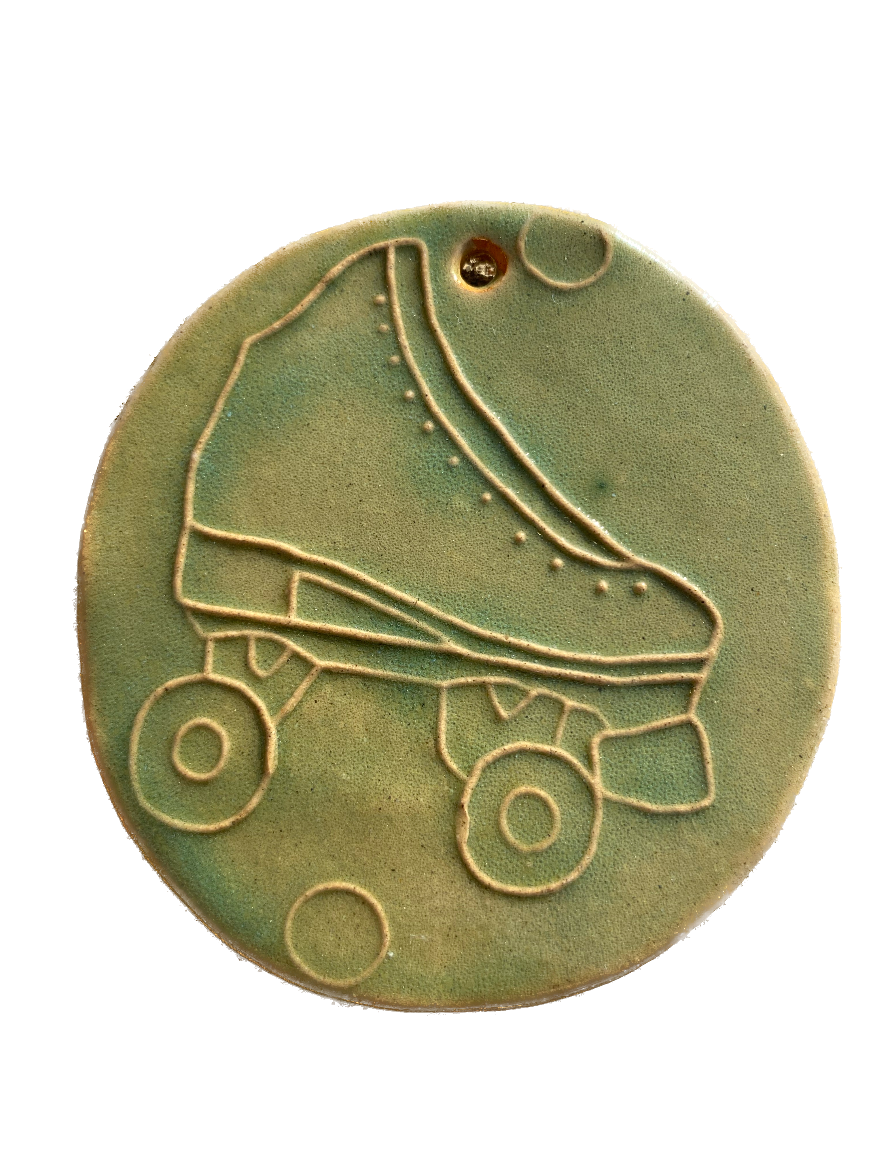 Ceramic Skate Ornament