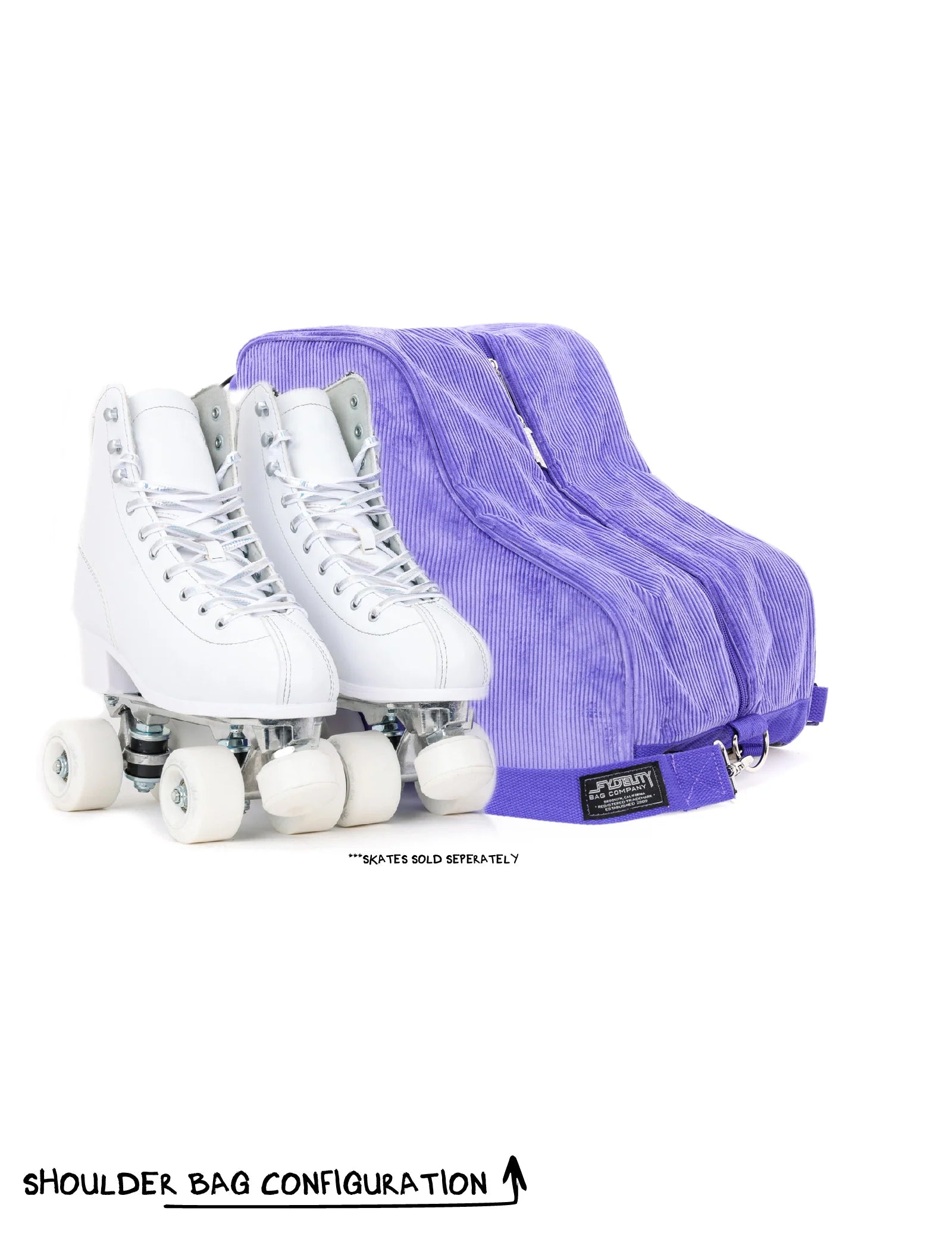 Fydelity Freewheelin' Roller Skate Backpack Bag (Multiple Colors)