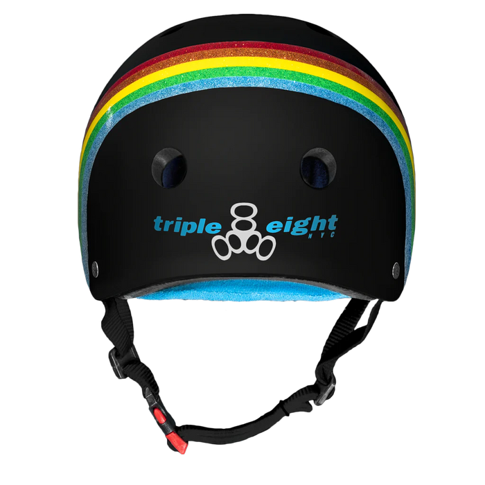Triple 8 Certified Sweatsaver Helmet - Rainbow Sparkle