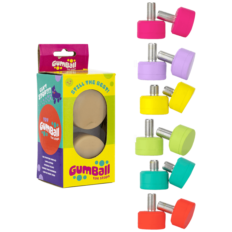 Gumball Toe Stops (Pair)