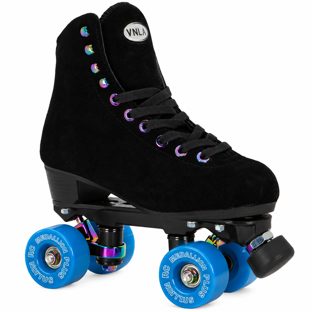 VNLA Luna with solid blue RC Medallion Plus wheels – product visualization