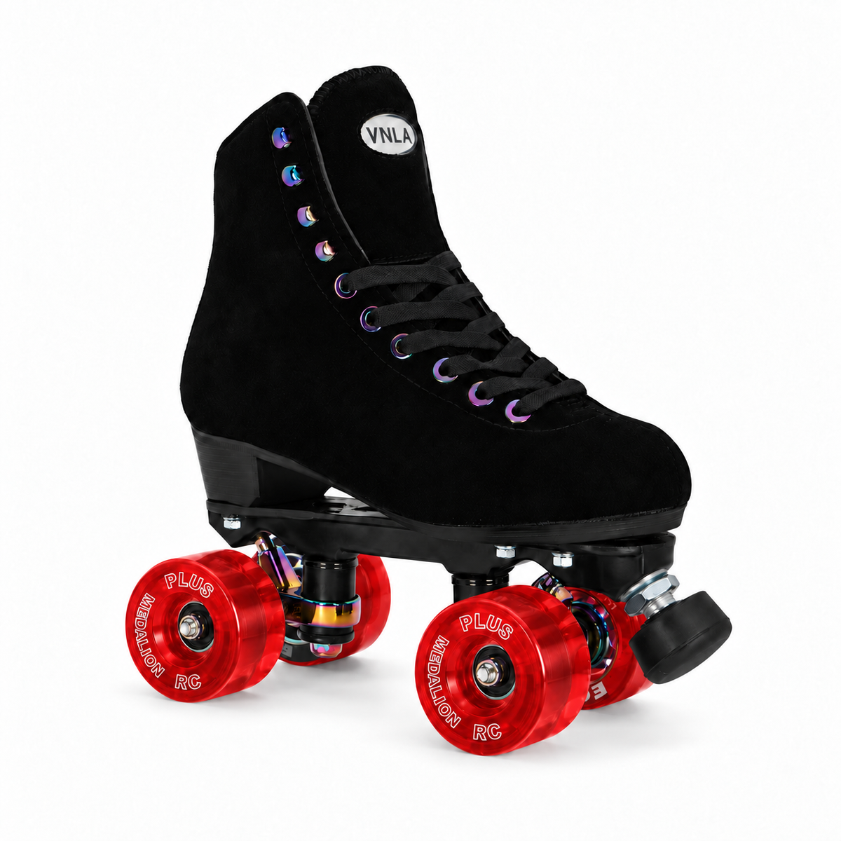 VNLA Luna with clear red RC Medallion Plus wheels – product visualization