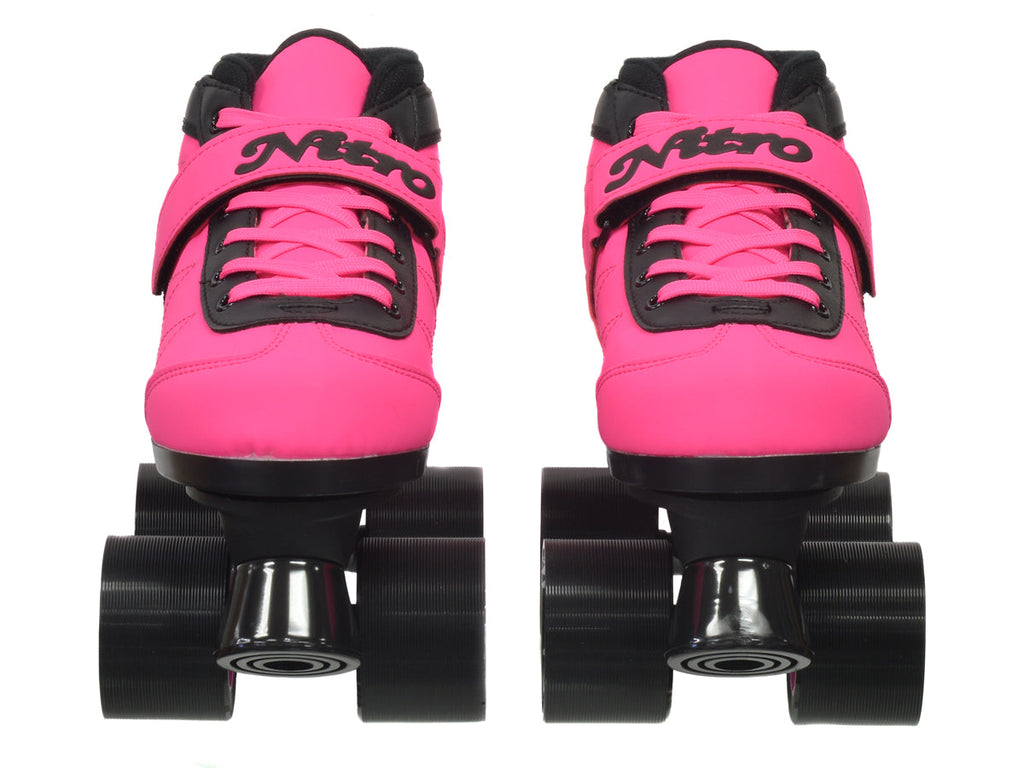 Epic Nitro Turbo Pink Quad Speed Skates Package