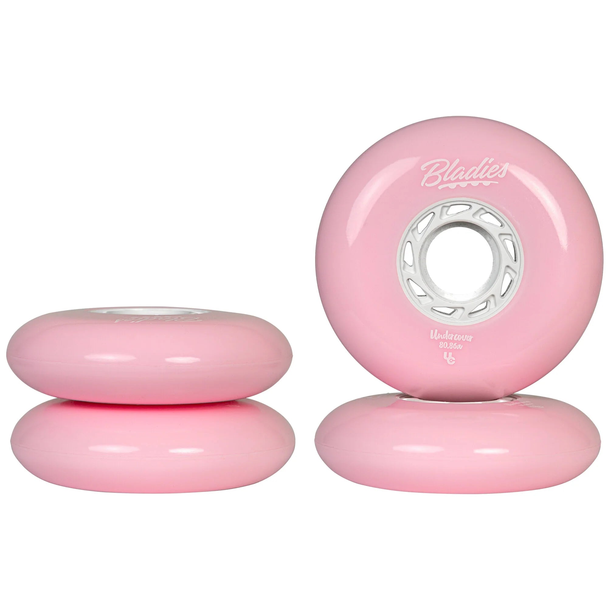 Undercover Bladies Pink Inline Wheels (86A/ 80mm)