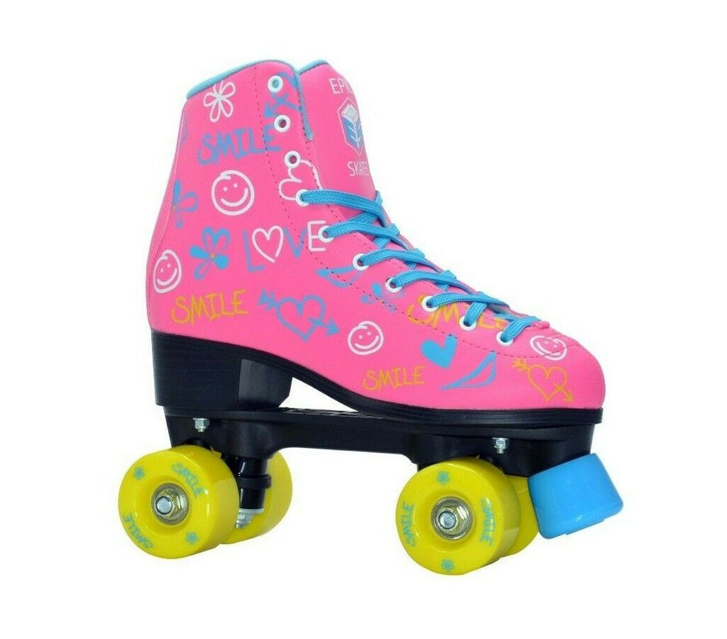 Epic Blush Roller Skates Package