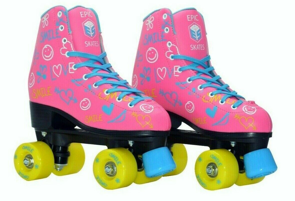 Epic Blush Roller Skates Package