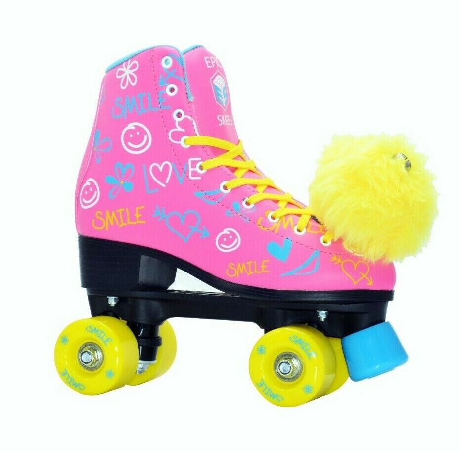 Epic Blush Roller Skates Package