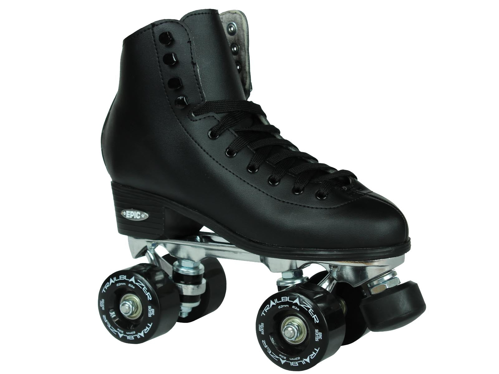 Epic Classic Black Quad Roller Skates