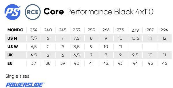 *Warehouse Sale* PS Core Performance Black 4x110 - sz 42