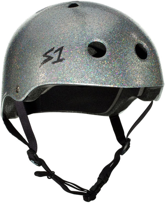 S1 Lifer Helmet - Silver Gloss Glitter