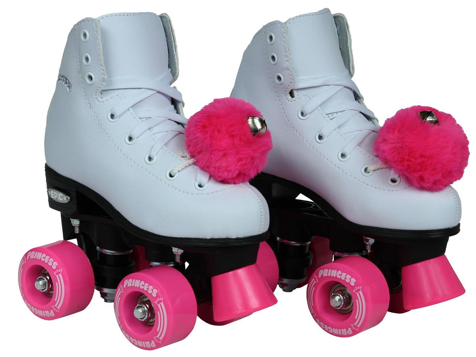 Epic Pink Princess Quad Roller Skates Package