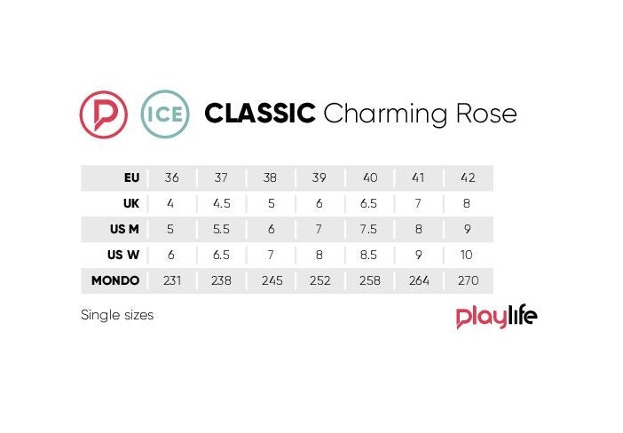 Playlife Classic Ice Skates - Charming Rose
