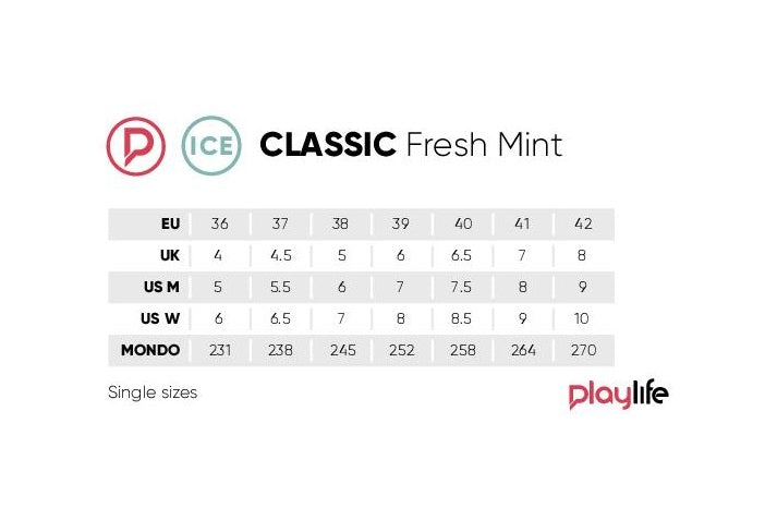 Playlife Classic Ice Skates - Fresh Mint