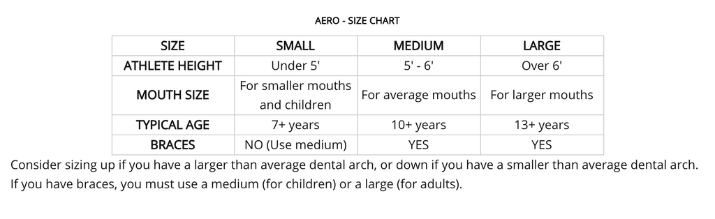 SISU Aero Mouth Guard - Adult - Medium