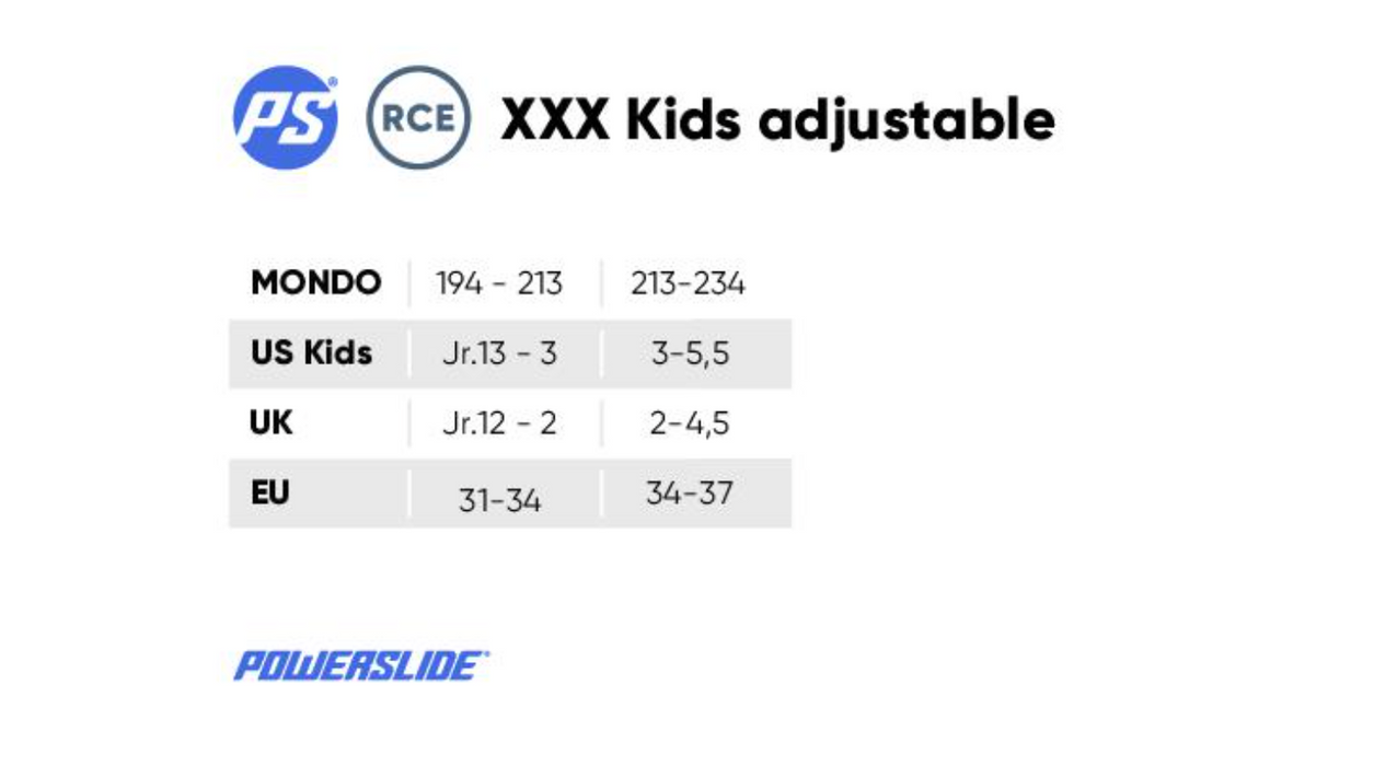3X Kids Adjustable Racing Inlines