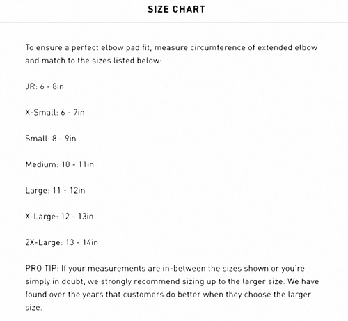 *Open Box* 187 Elbow Pads Size XS