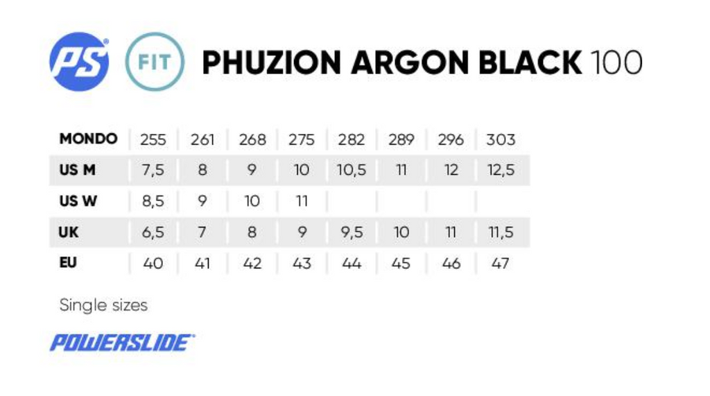 Powerslide Phuzion Argon Black 100