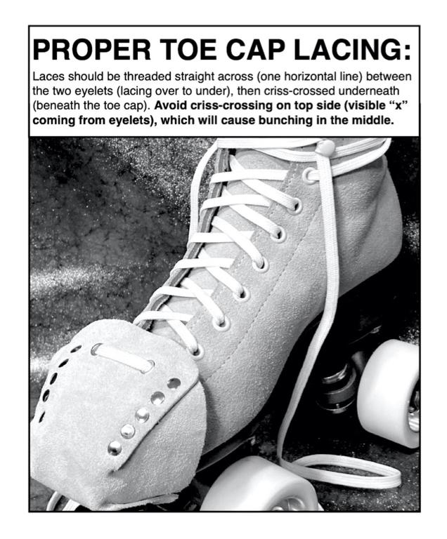 Rollerstuff Suede Roller Skate Toe Caps (No Glitter)