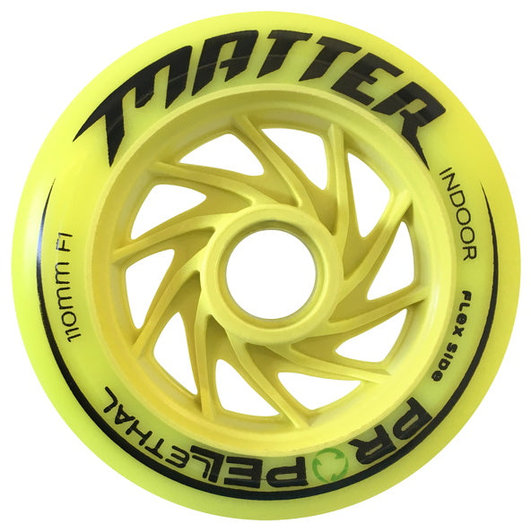 Matter Lethal Propel 110mm F1 Inline Race Wheels - Yellow