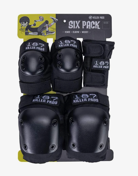 187 Junior Six Pack Pads (Multiple Colors)