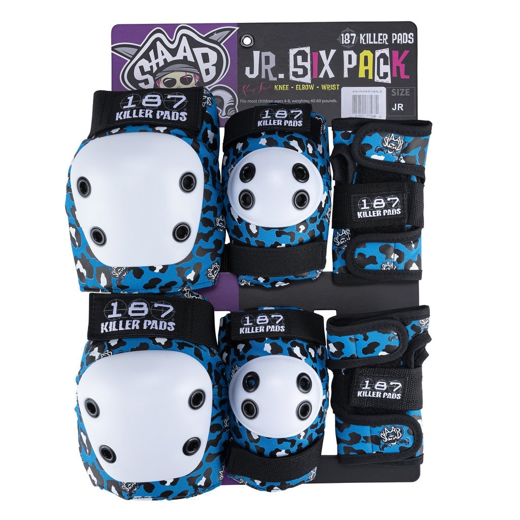 187 Junior Six Pack Pads (Multiple Colors)