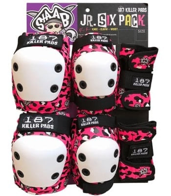 187 Junior Six Pack Pads (Multiple Colors)