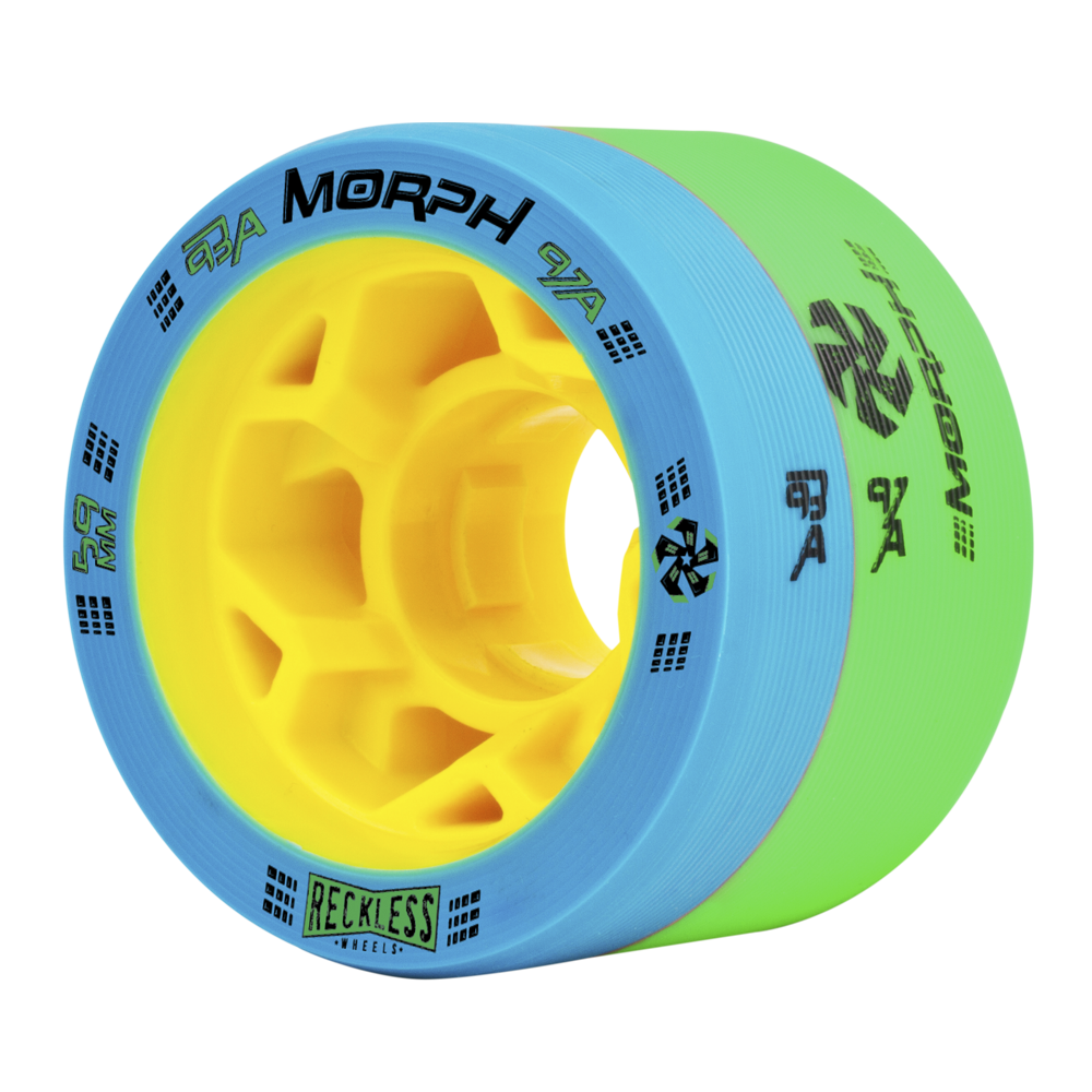 Reckless Morph Dual Durometer Wheels (4-Pack)