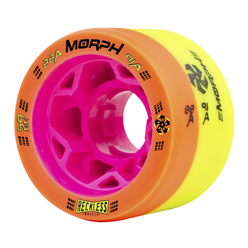 Reckless Morph Dual Durometer Wheels (4-Pack)