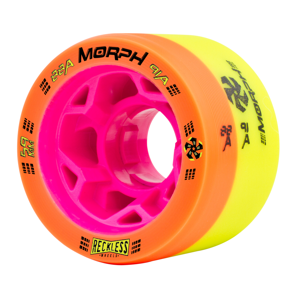 Reckless Morph Dual Durometer Wheels (4-Pack)